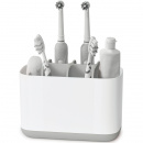 Duży pojemnik na szczoteczki, pastę do zębów EasyStore Joseph Joseph szary/biały 70510