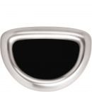 Duży, stalowy kosz na śmieci 60Litrów Bullet Open simplehuman półokrągły CW1468