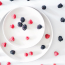 Duży talerz chłodzący do serwowania White Line Magisso 27 cm 70656