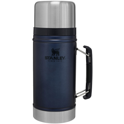 Duży termos obiadowy z uchwytem Stanley Legendary Classic granatowy 0,94L 10-07937-019