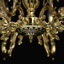 Duży, złoty żyrandol w stylu klasycznym na 8 żarówek MW-LIGHT Classic 371014508