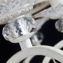 Duży żyrandol 10-ramienny, transparentne abażury, kryształ Grace Maytoni Classic ARM247-10-G