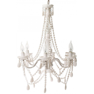 Duży żyrandol Chandelier Gypsy Leitmotiv biały LM1212