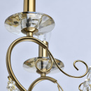 Duży żyrandol mosiężny z kryształami Selena MW-LIGHT Crystal 482016408