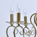 Duży żyrandol mosiężny z kryształami Selena MW-LIGHT Crystal 482016408