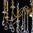 Duży żyrandol na 10 żarówek, kolor mosiądz, Consuelo MW-LIGHT Classic 614012610