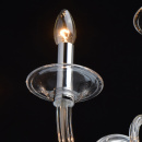 Duży żyrandol w stylu Art Deco na 10 żarówek, szklane ramiona MW-LIGHT Elegance 483014210