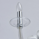 Duży żyrandol w stylu Art Deco na 10 żarówek, szklane ramiona MW-LIGHT Elegance 483014210