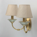 Dwuramienny kinkiet z szarymi kloszami MW-LIGHT Classic 713020502