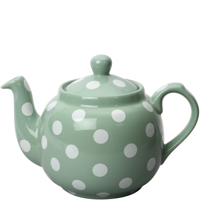 Dzbanek do herbaty zielony w kropki Farmhouse London Pottery 1,2 Litra LP-17278446