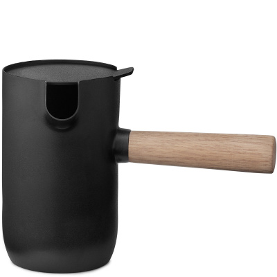 Dzbanek do mleka do kawy z drewnianą rączką Collar Stelton 421