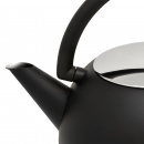 Dzbanek kulisty do herbaty 1,2 Litra Saturn Bredemeijer czarny 111003