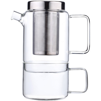 Dzbanek z zaparzaczem do herbaty, filiżanka Salerno Bredemeijer 165001