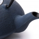 Dzbanek żeliwny granatowy z filtrem do herbaty Yantai 1,2 Litra Bredemeijer G021BP