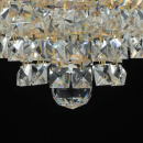 Efektowna lampa sufitowa złota podstawa i kryształy Adelard MW-LIGHT Crystal 642011005