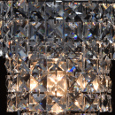 Efektowny, kryształowy kinkiet, chromowana podstawa Adelard  MW-LIGHT Crystal 642022801