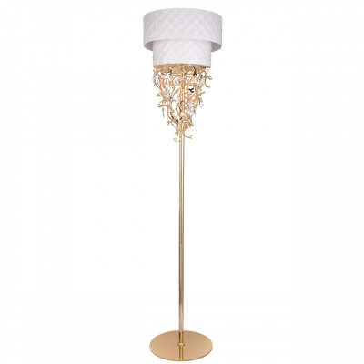Ekskluzywna lampa podłogowa złote koralowce Carmen RegenBogen Megapolis 394041608