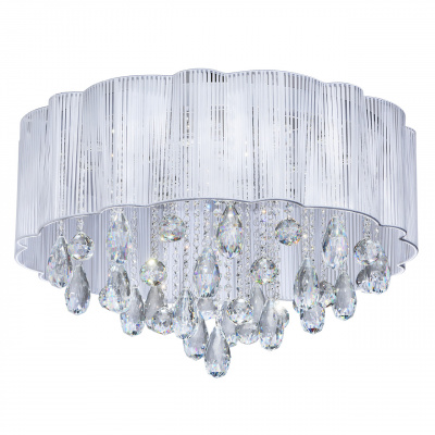 Ekskluzywna lampa sufitowa LED, kryształowe zawieszki MW-LIGHT Elegance - wycofa 465013820