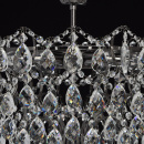 Elegancka czarna lampa sufitowa z kryształów MW-LIGHT 351016006