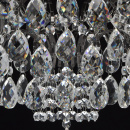 Elegancka czarna lampa sufitowa z kryształów MW-LIGHT 351016006