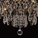 Elegancka czarna lampa sufitowa z kryształów MW-LIGHT 351016006