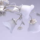 Elegancka kwiatowa lampa sufitowa na 6 żarówek MW-Light Flora 242014806