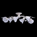 Elegancka kwiatowa lampa sufitowa na 6 żarówek MW-Light Flora 242014806