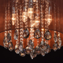 Elegancka lampa sufitowa na 6 żarówek z brązowym kloszem MW-LIGHT 465014506