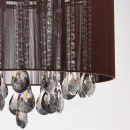 Elegancka lampa sufitowa na 6 żarówek z brązowym kloszem MW-LIGHT 465014506