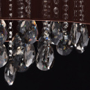 Elegancka lampa sufitowa na 6 żarówek z brązowym kloszem MW-LIGHT 465014506