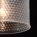 Elegancka lampa wisząca z ozdobnym szklanym kloszem MW-LIGHT 481012101