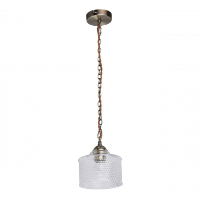 Elegancka lampa wisząca z ozdobnym szklanym kloszem MW-LIGHT 481012101