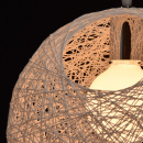 Elegancka rattanowa lampa wisząca 407012501