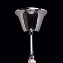 Elegancki 6-ramienny żyrandol, chrom z beżowymi kloszami z tkaniny Chiaro 386014806