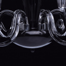 Elegancki czarny żyrandol do jadalni lub salonu 483010706