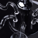 Elegancki czarny żyrandol do jadalni lub salonu 483010706