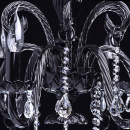 Elegancki czarny żyrandol z kryształami MW-LIGHT 313013306