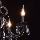 Elegancki czarny żyrandol z kryształami MW-LIGHT 313013306