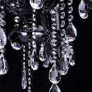 Elegancki czarny żyrandol z kryształami MW-LIGHT 313013306