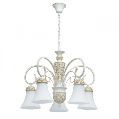 Elegancki żyrandol do salonu ze złotymi wzorkami MW-LIGHT Versace 639011405