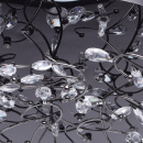 Eleganckie oświetlenie sufitowe - czarny, polerowany nikiel MW-LIGHT Elegance -  360011312