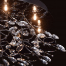 Eleganckie oświetlenie sufitowe - czarny, polerowany nikiel MW-LIGHT Elegance -  360011312