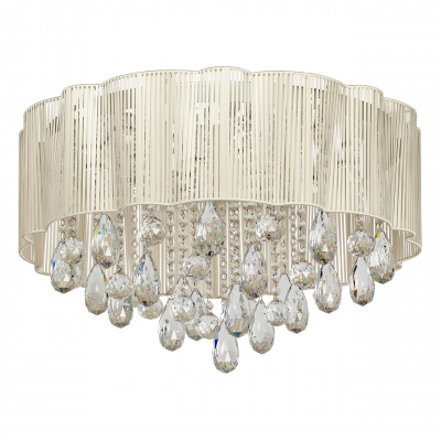 Eleganckie oświetlenie sufitowe do salonu MW-LIGHT Elegance beżowe 465013120