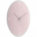 Eliptyczny zegar ścienny Elliptical Karlsson różowy KA5650PI