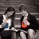 Etui na kanapkę Teen Girl Iris Barcelona granatowe 9913-T-07