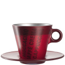 Filiżanka do Cappuccino Ooh Magico Leonardo bordowy metalik 063888