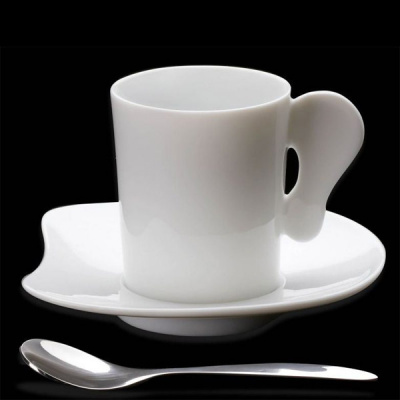 Filiżanka do espresso z łyżeczką ESPRESSO Legnoart CW-20