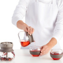 Filiżanki do herbaty z silikonową opaską Calm at Home Lekue 2 sztuki 0303020M08M019