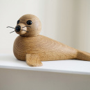 Foka drewniana mała Baby Seal Spring Copenhagen 1038