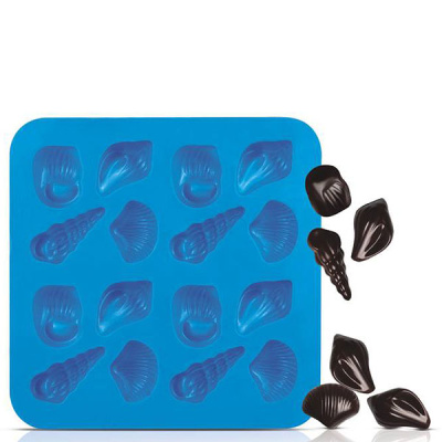 Foremka do czekoladek lub lodu Silicone Zone muszelki SZ-10123-AB
